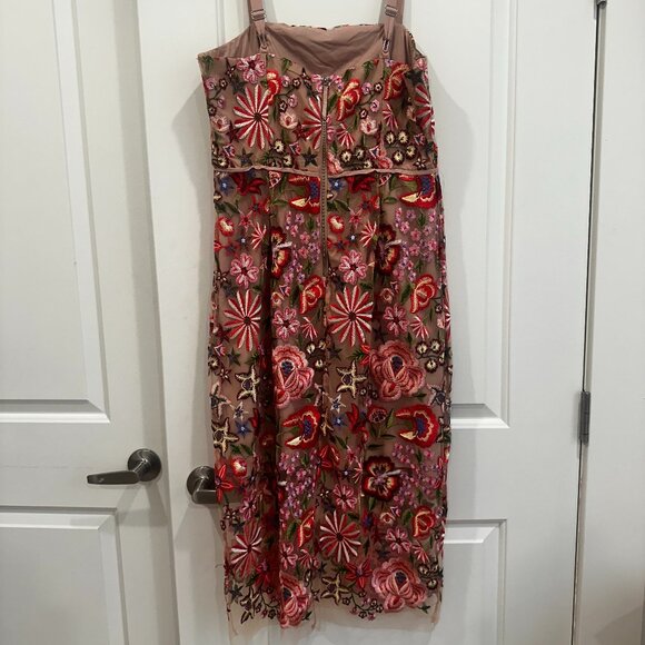 Sam Edelman Embroidered Midi Dress (size 12) - Picture 4 of 5